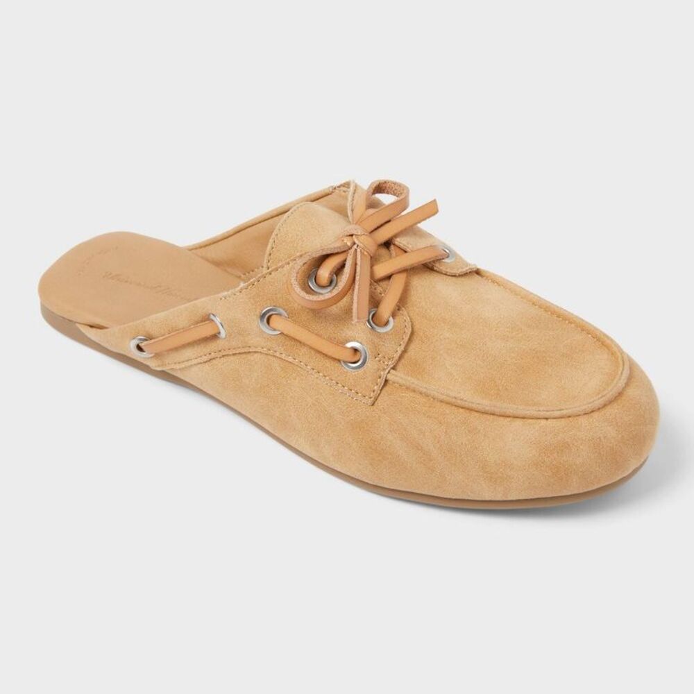 Universal Thread Tan Suede Mule Loafers, BRAND NEW! NWT!, Size 7